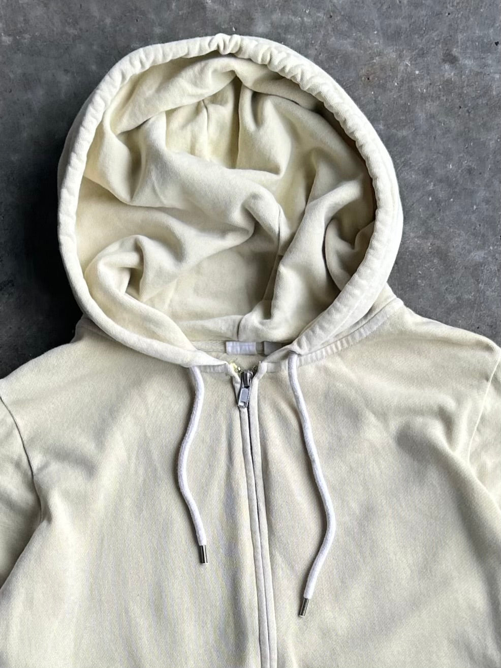 Vintage Pastel Yellow GAP Zip Up - XL