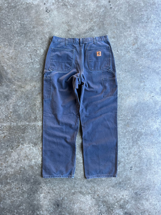 Vintage Navy Carhartt Carpenter Pants - 33