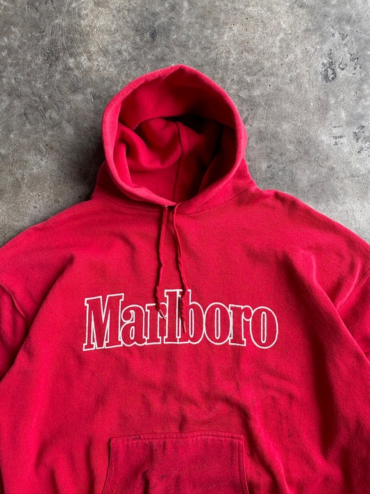 Vintage Marlboro Distressed Hoodie - XL
