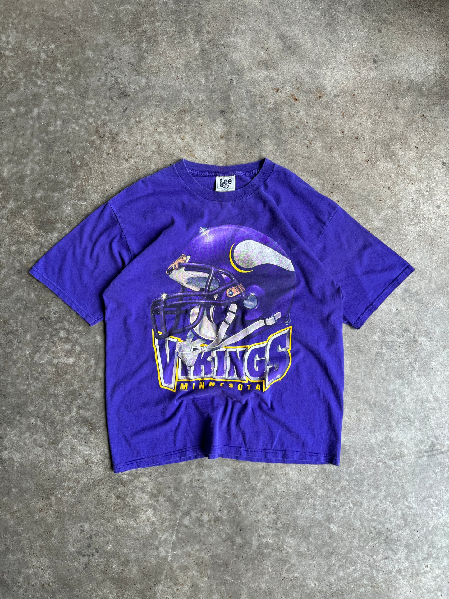 Vintage Minnesota Vikings Helmet Shirt - XL