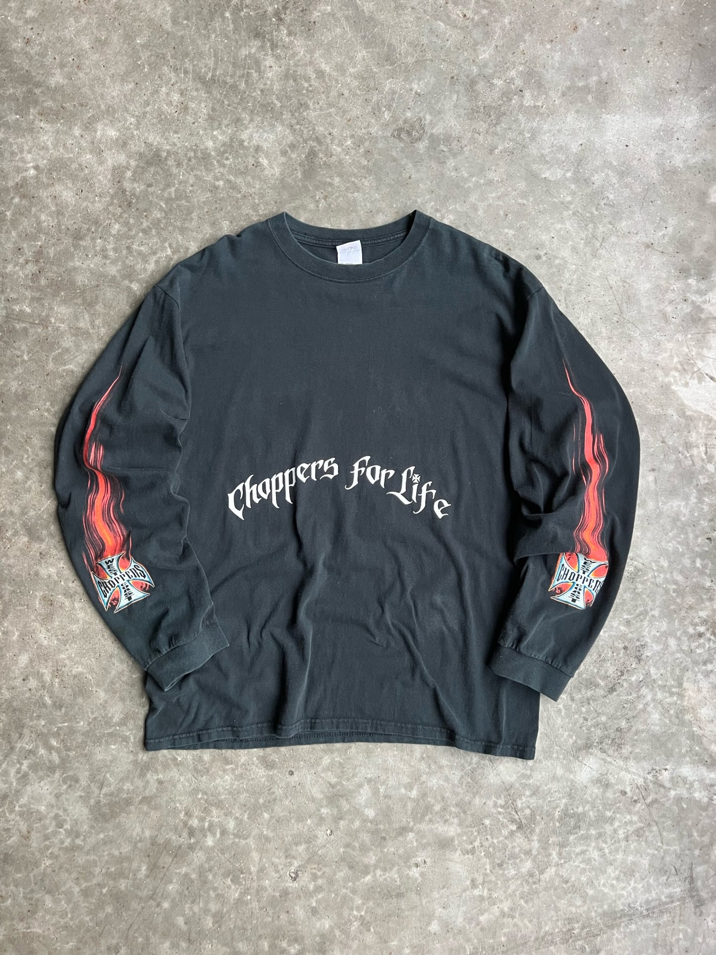 Vintage West Coast Chopper Long Sleeve Shirt - XL