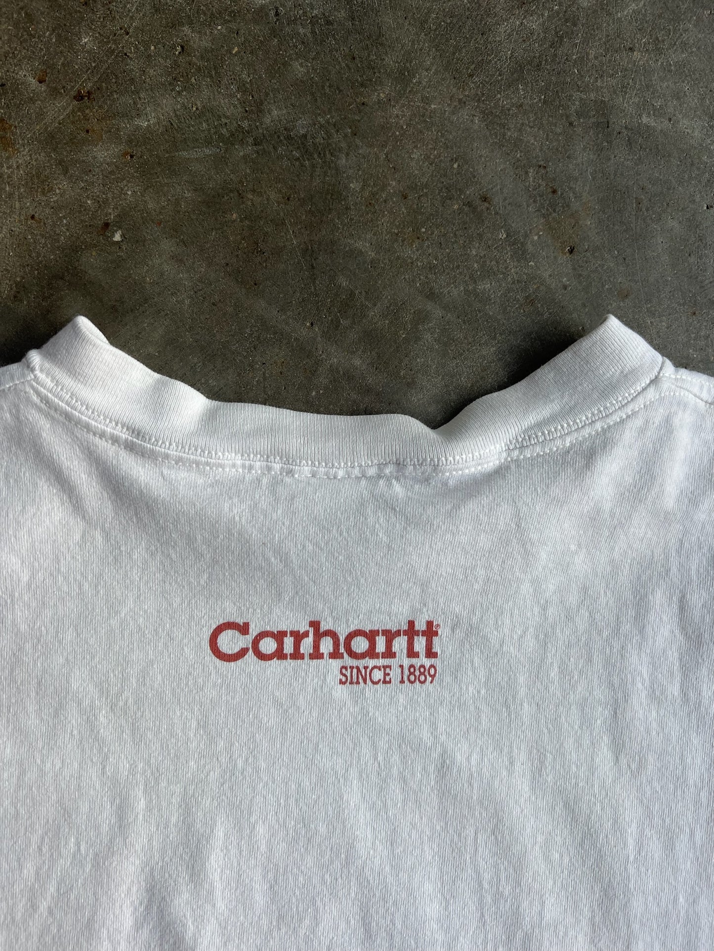 White Property Of Carhartt Shirt - XL