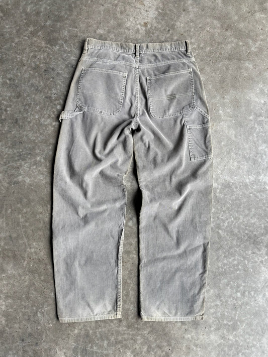 Vintage Grey Corduroy Gap Carpenter Pants - 34