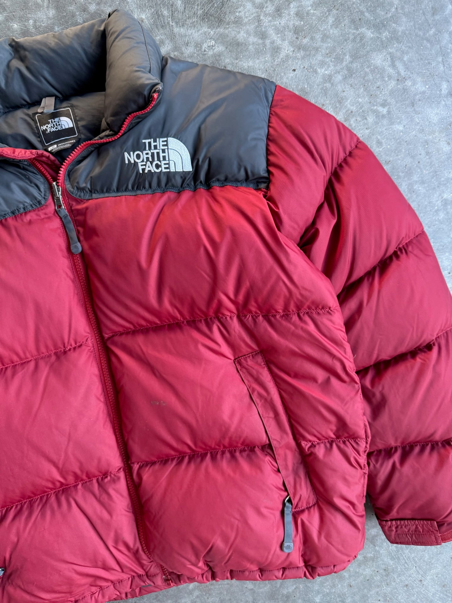 Vintage Red North Face Puffer Jacket - L