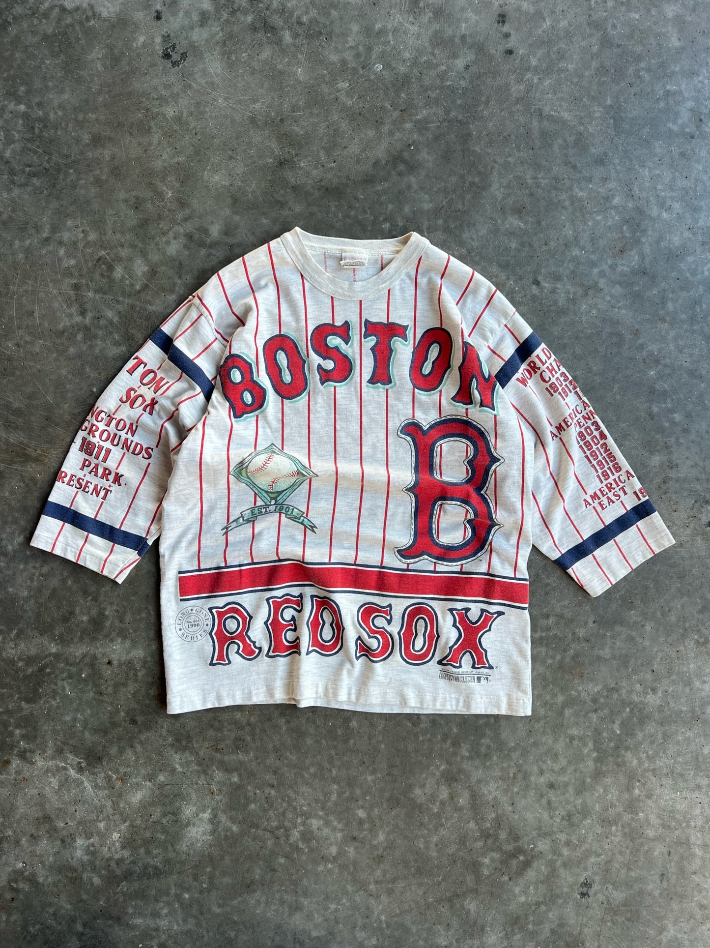 Vintage Single Stitch Boston Red Sox Long Gone Shirt - L