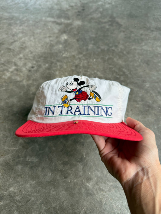 Vintage Mickey Mouse Marathon Strapback Hat