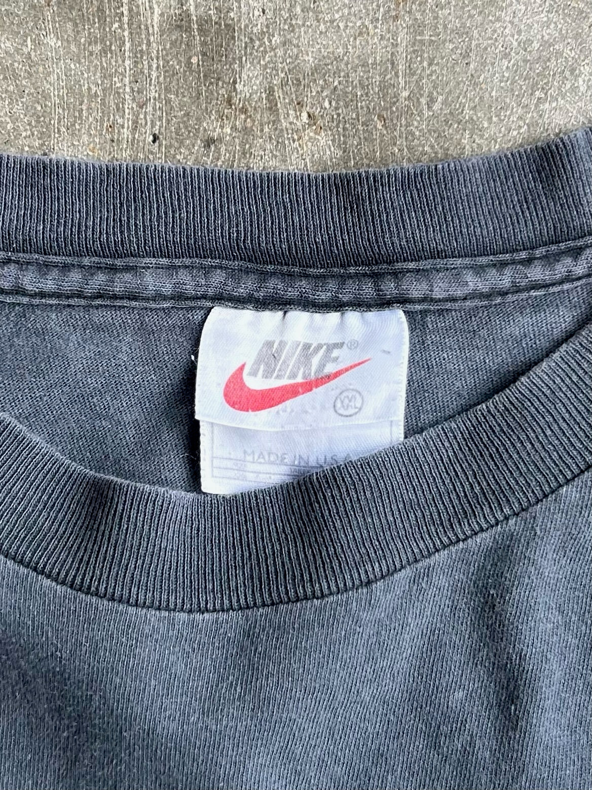 Vintage Black Nike Air Shirt - XXL