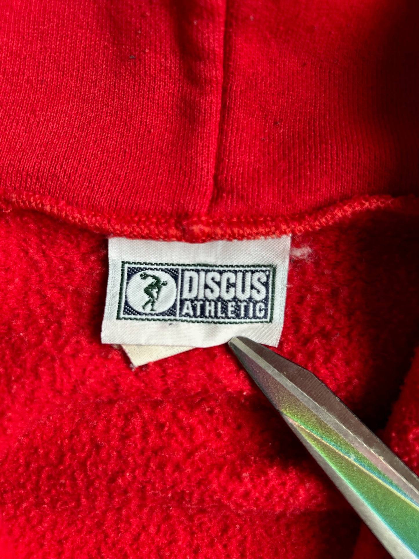 Vintage Red Discus Athletic Zip Up - S