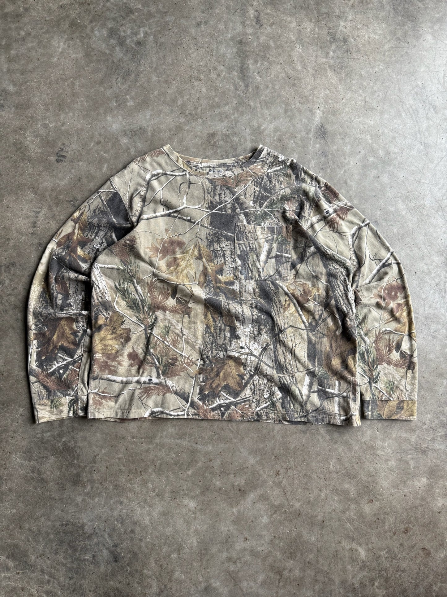 Vintage Real Tree Camo Long Sleeve Shirt - XXL