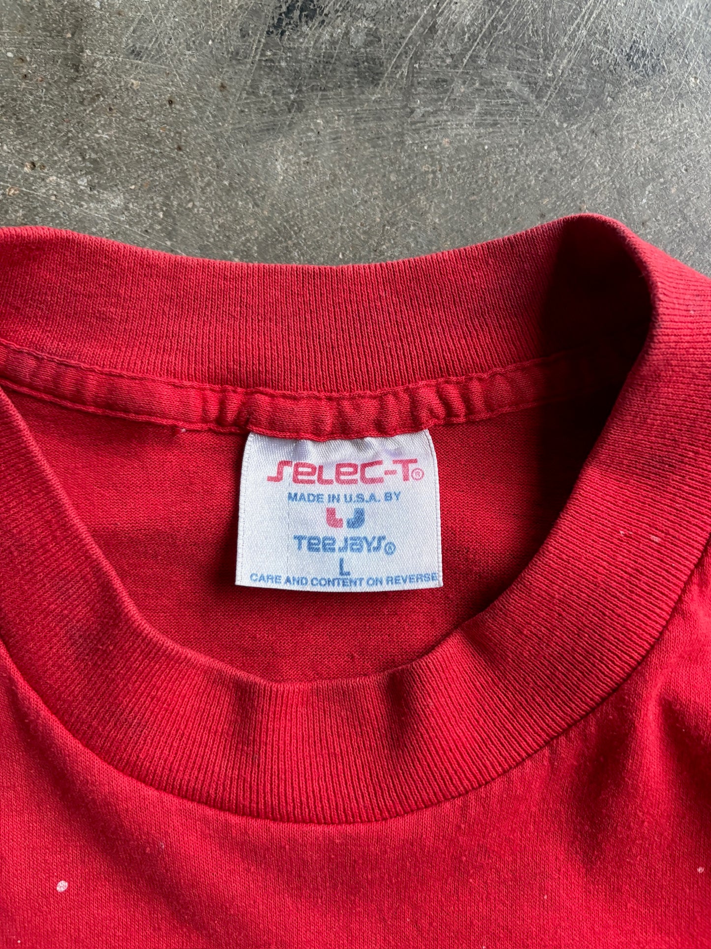 Vintage Red Roger’s Ram Band Tee - L