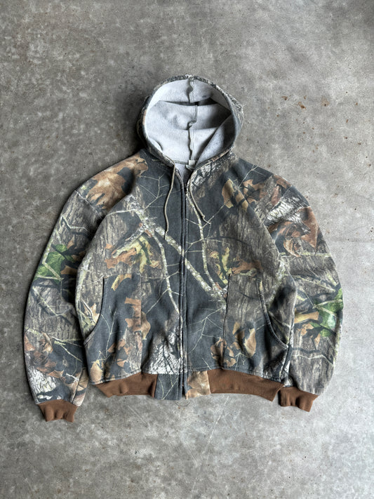 Vintage Trail Crest Camo Zip-Up - L