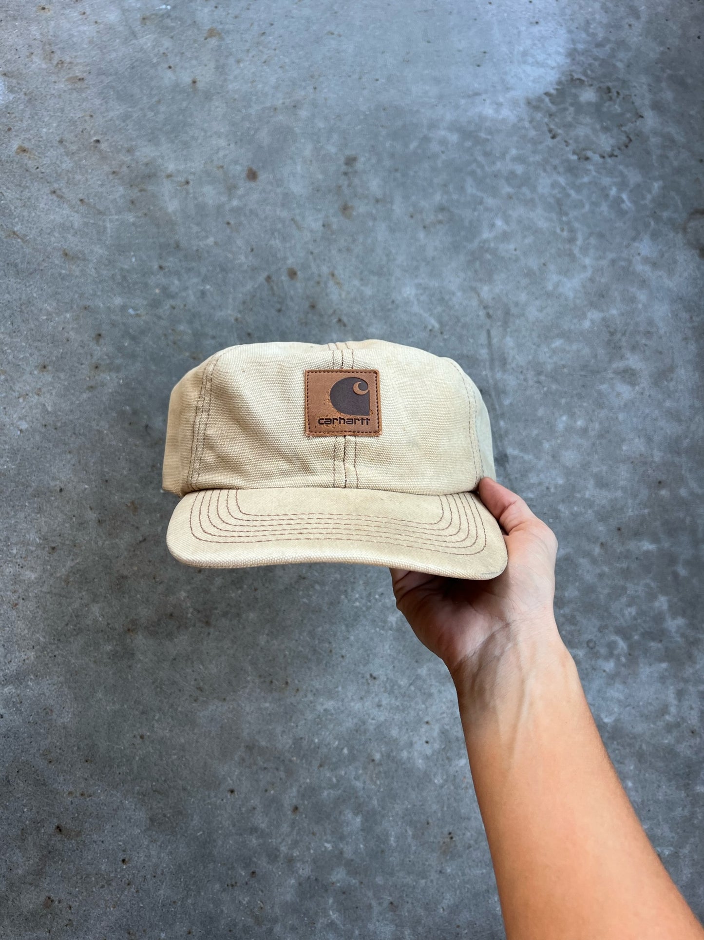 Vintage Tan Carhartt SnapBack Hat