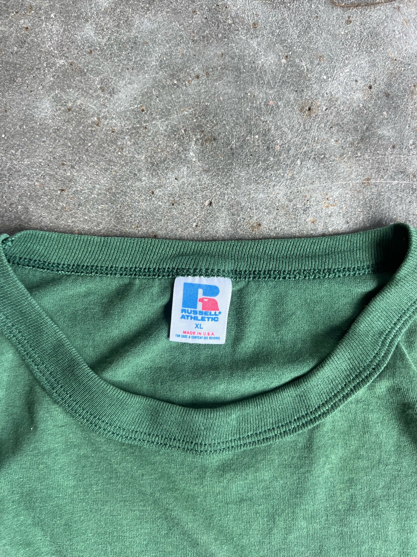 Vintage Green Montville Football Shirt - XL