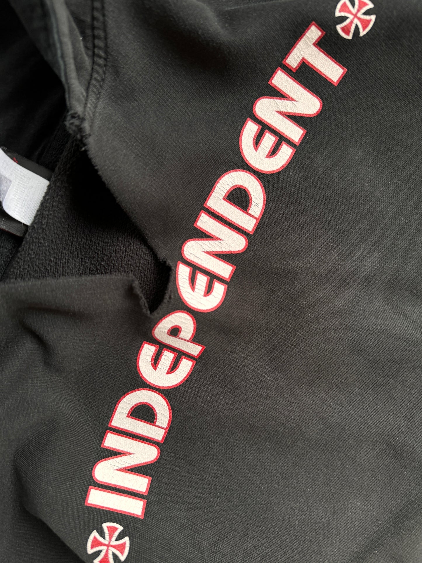 Vintage Black Independent Hoodie - M