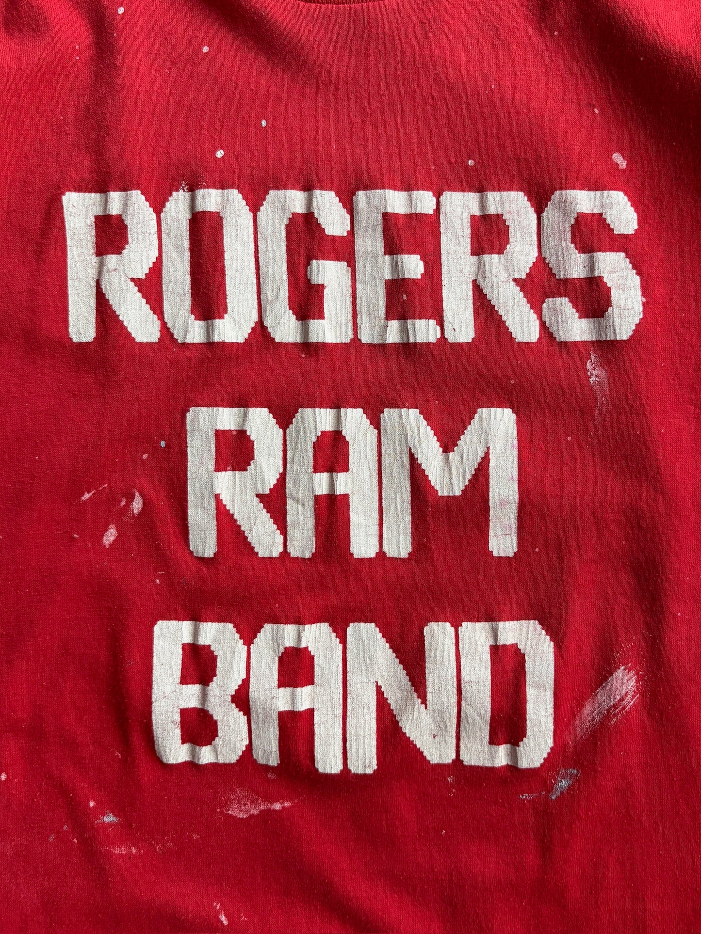 Vintage Red Roger’s Ram Band Tee - L