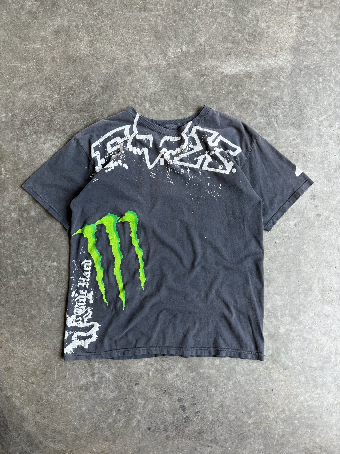 Vintage Fox Racing Monster Faded Tee - M