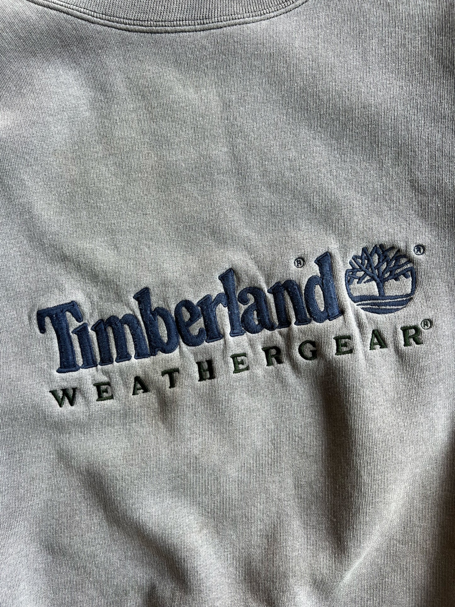 Vintage Grey Timberland Weather Gear Crew - XL