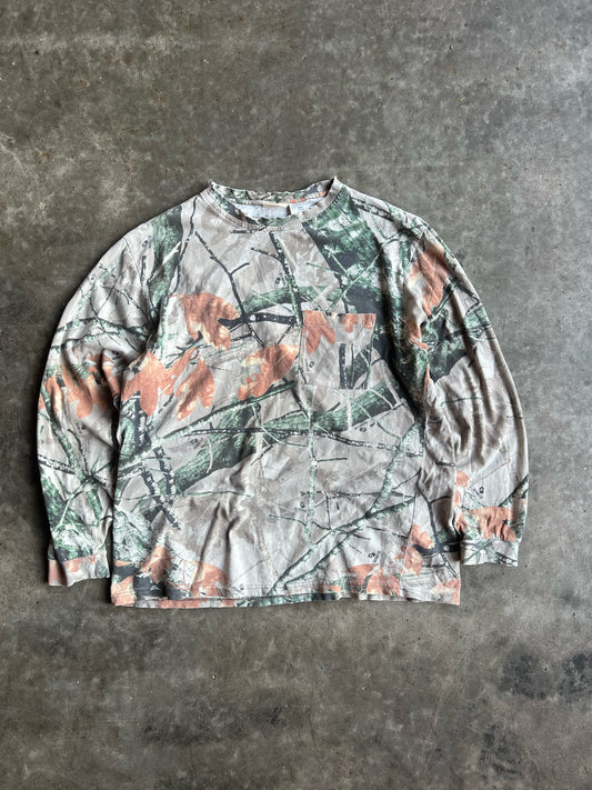 Vintage Outfitters Ridge Camo Long Sleeve Shirt - L