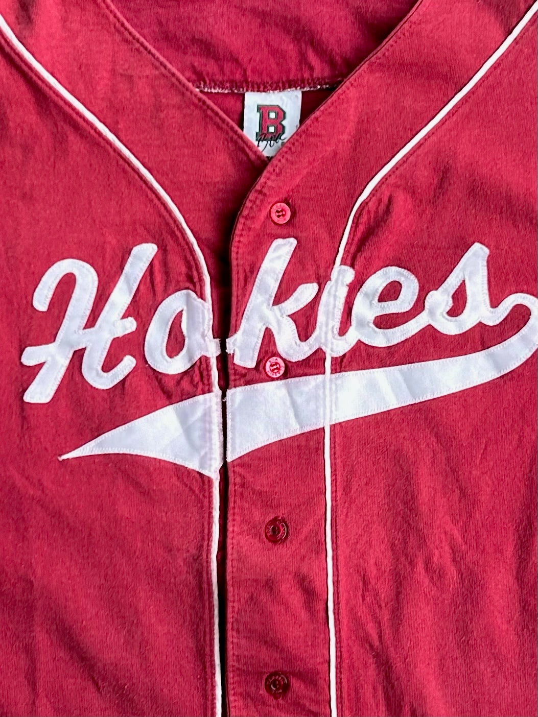 Vintage Virginia Hokies Baseball Jersey - XL