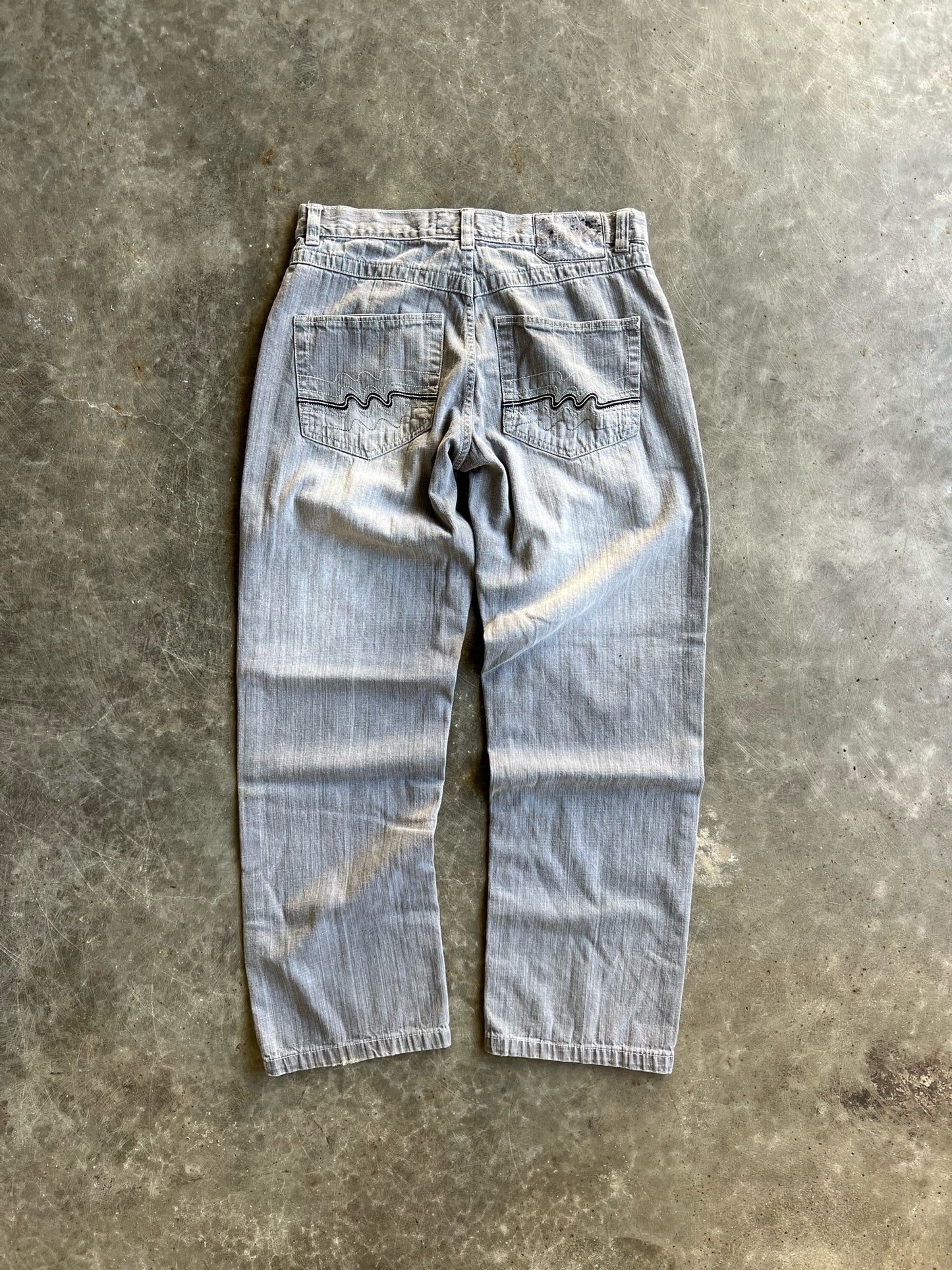 Vintage Faded Grey Mecca Pants - 34