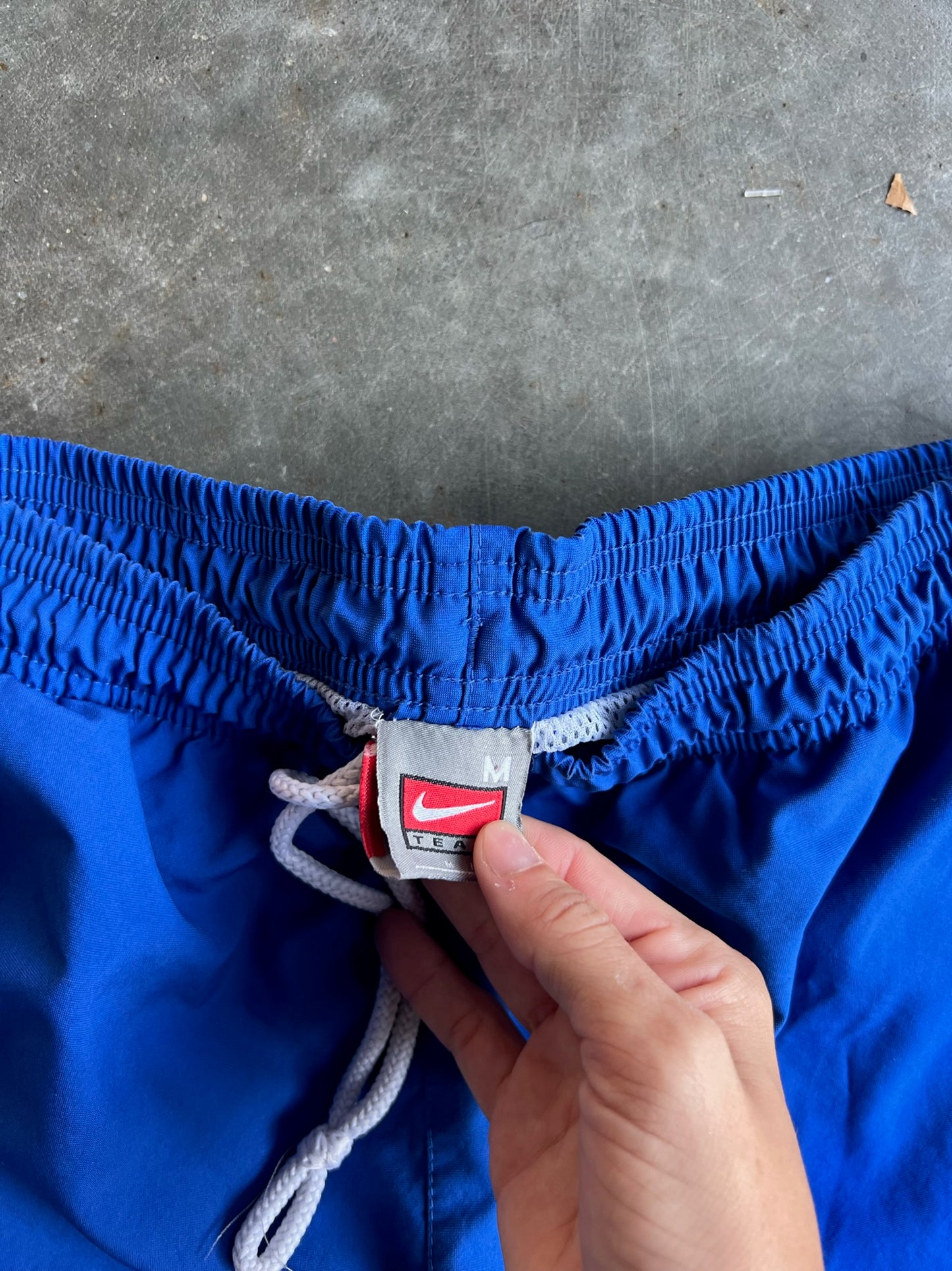 Vintage Blue Nike Track Pants - M