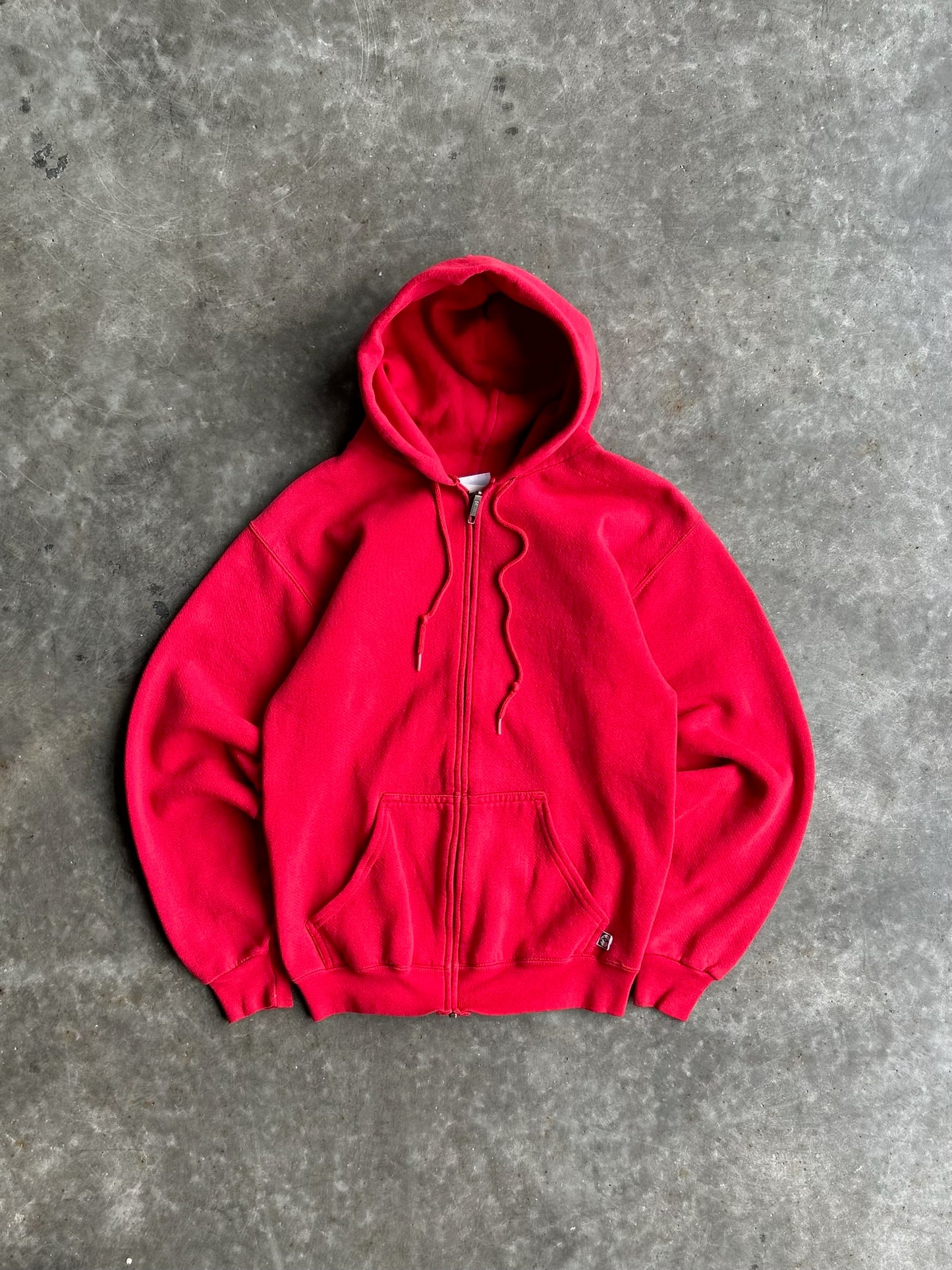 Vintage Red Discus Athletic Zip Up - S