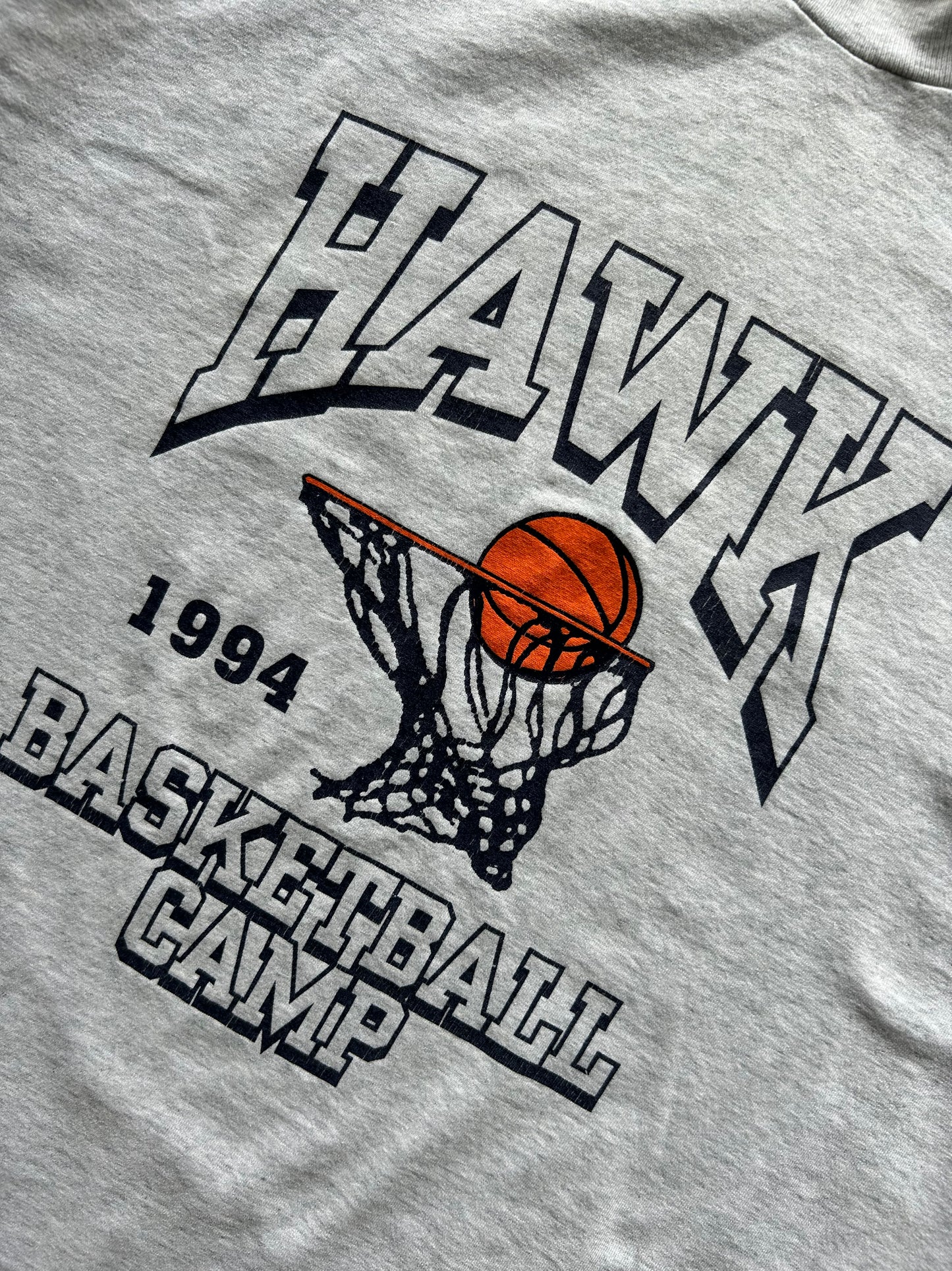 Vintage Single Stitch ‘94 Hawk Basketball Camp Shirt - XL