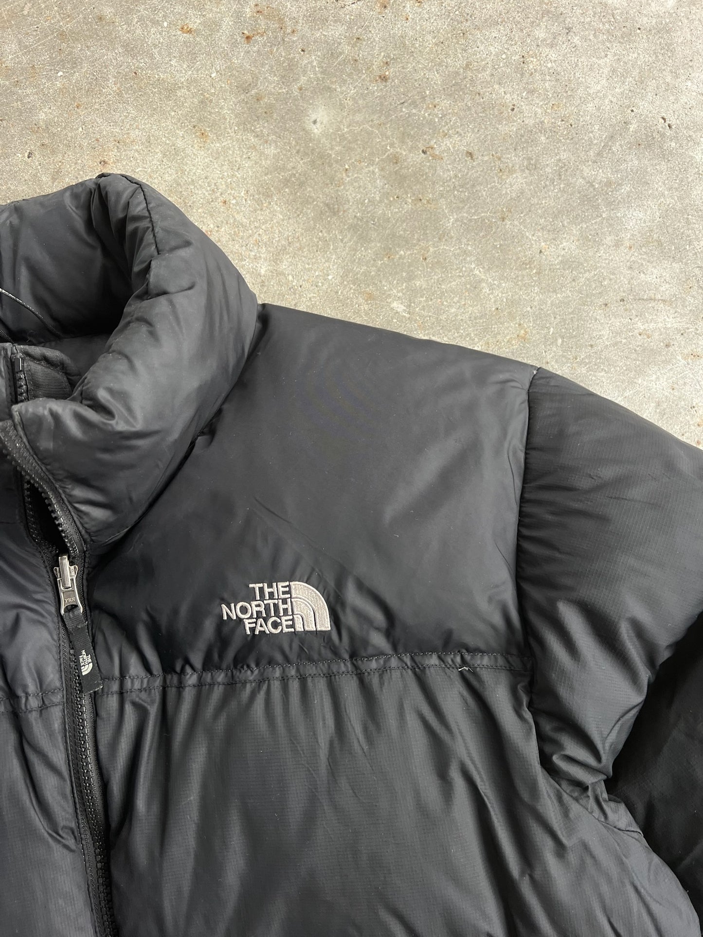 Vintage Black North Face Puffer Jacket - L