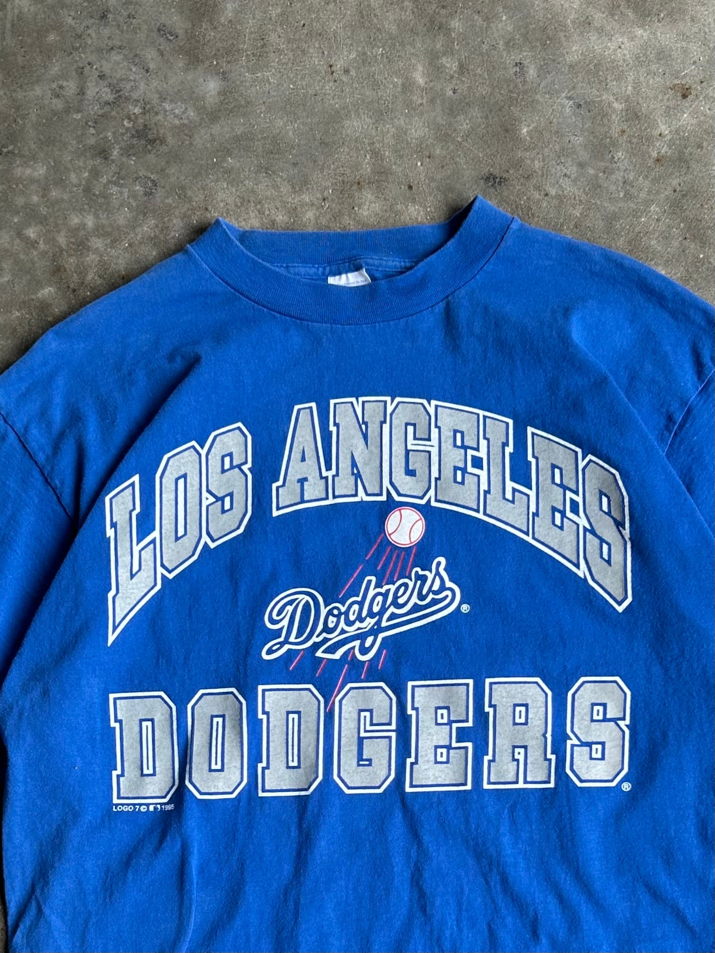 Vintage Blue LA Dodgers Tee - XL