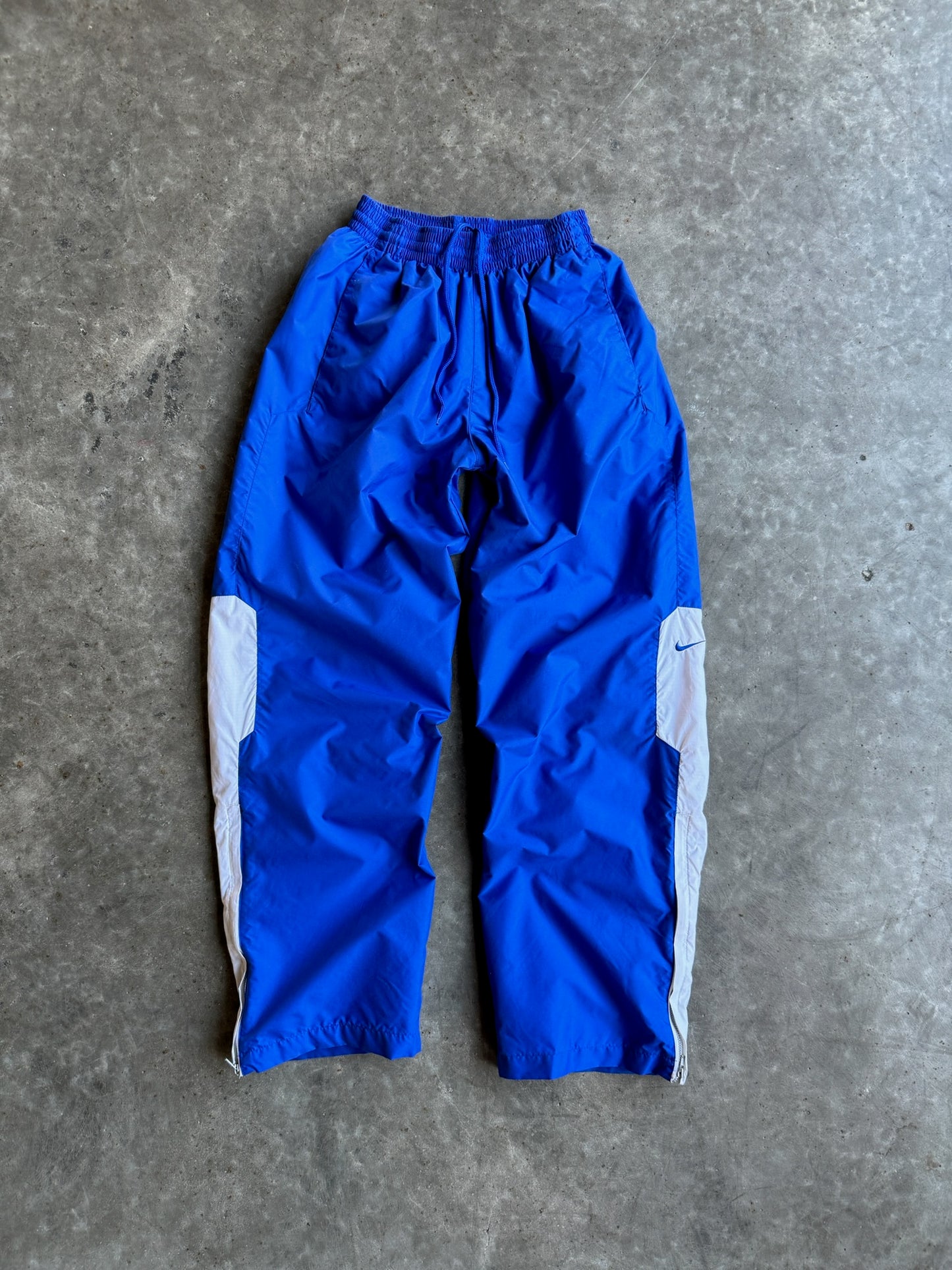 Vintage Bright Blue Nike Track Pants - M