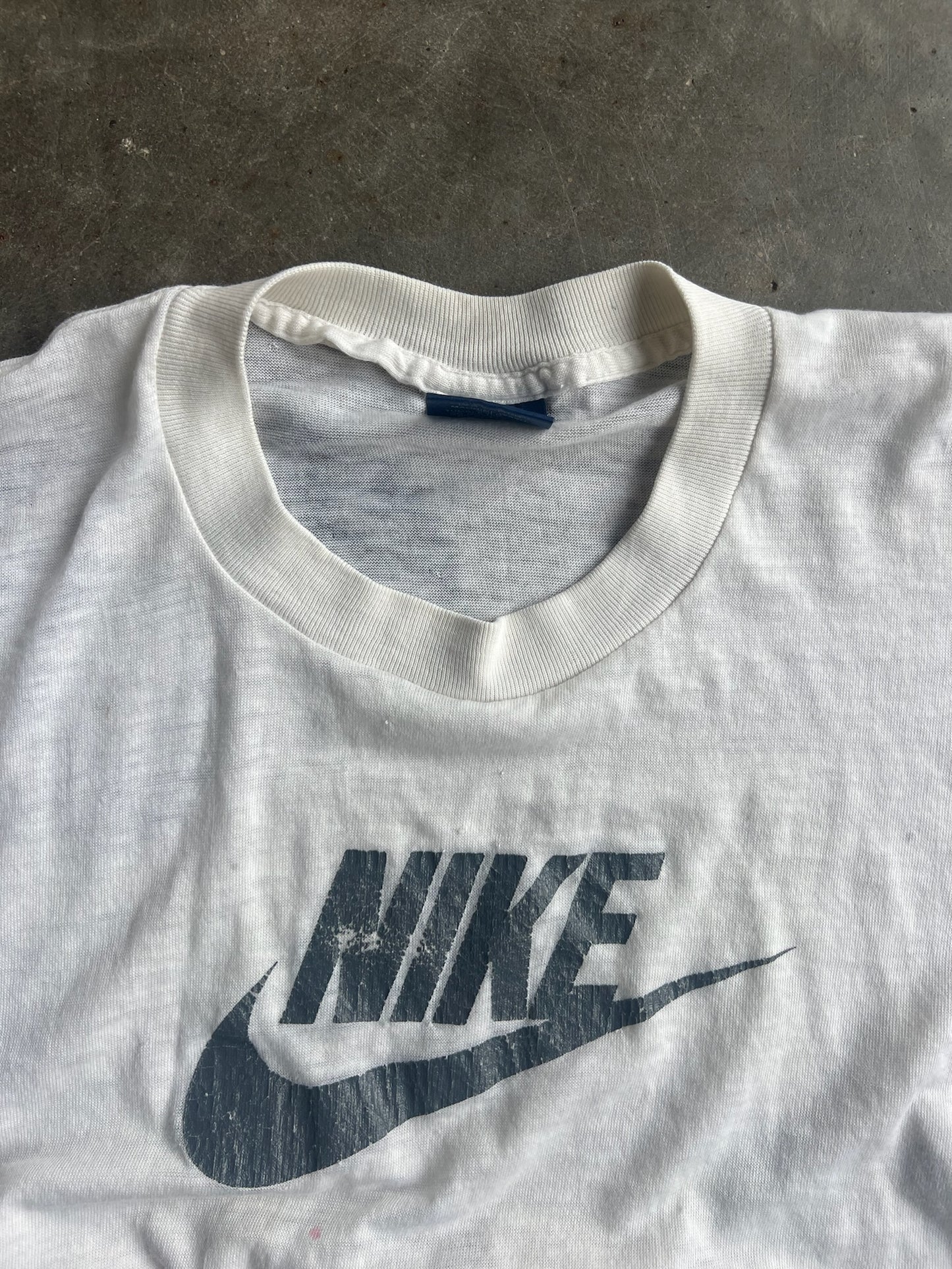 Vintage White Nike Shirt - S