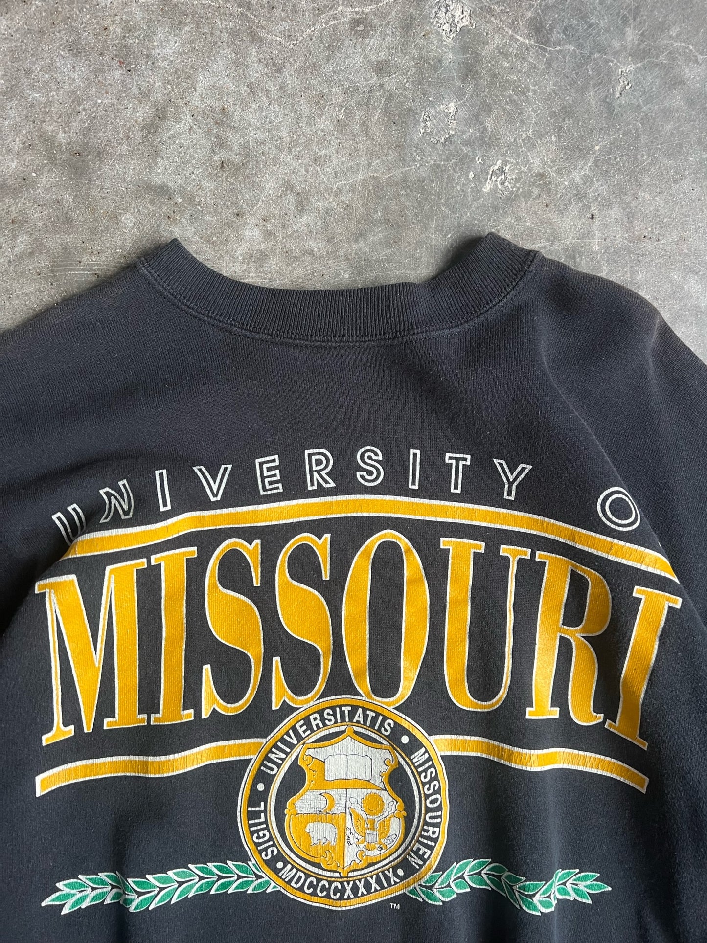 Vintage University Of Missouri Crew - XL