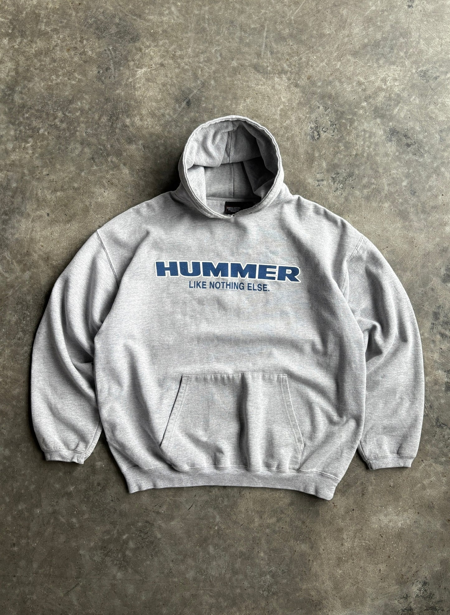 Vintage Grey Hummer Hoodie - XL