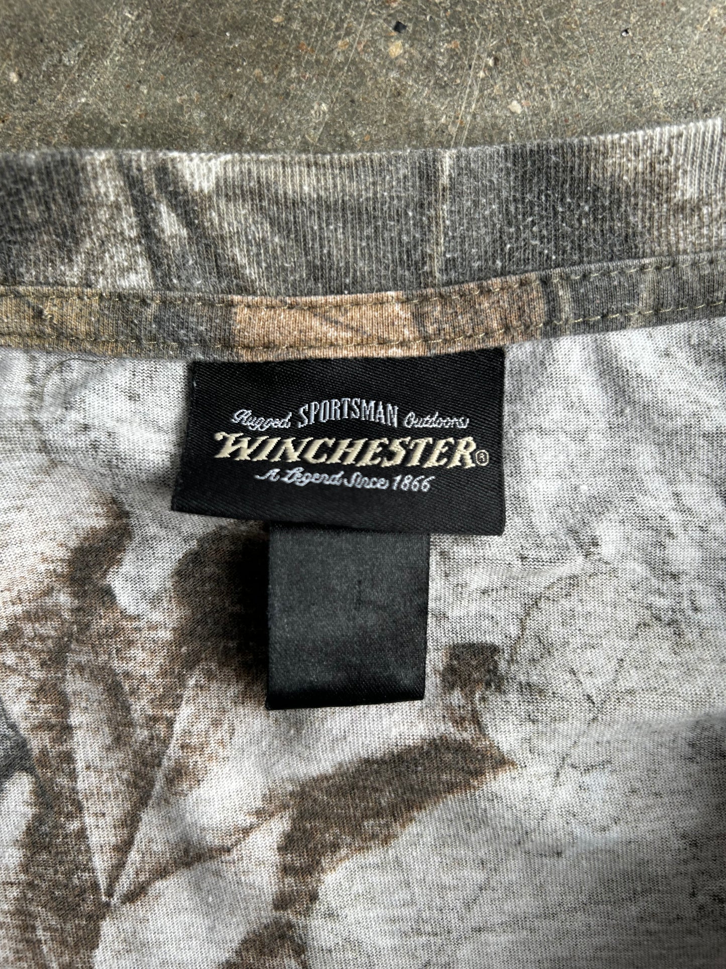 Vintage Winchester Realtree Camo Long Sleeve Tee - XXL