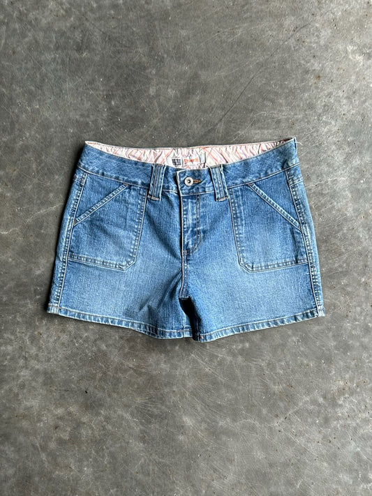 Vintage Medium Wash Faded Glory Denim Shorts - 34