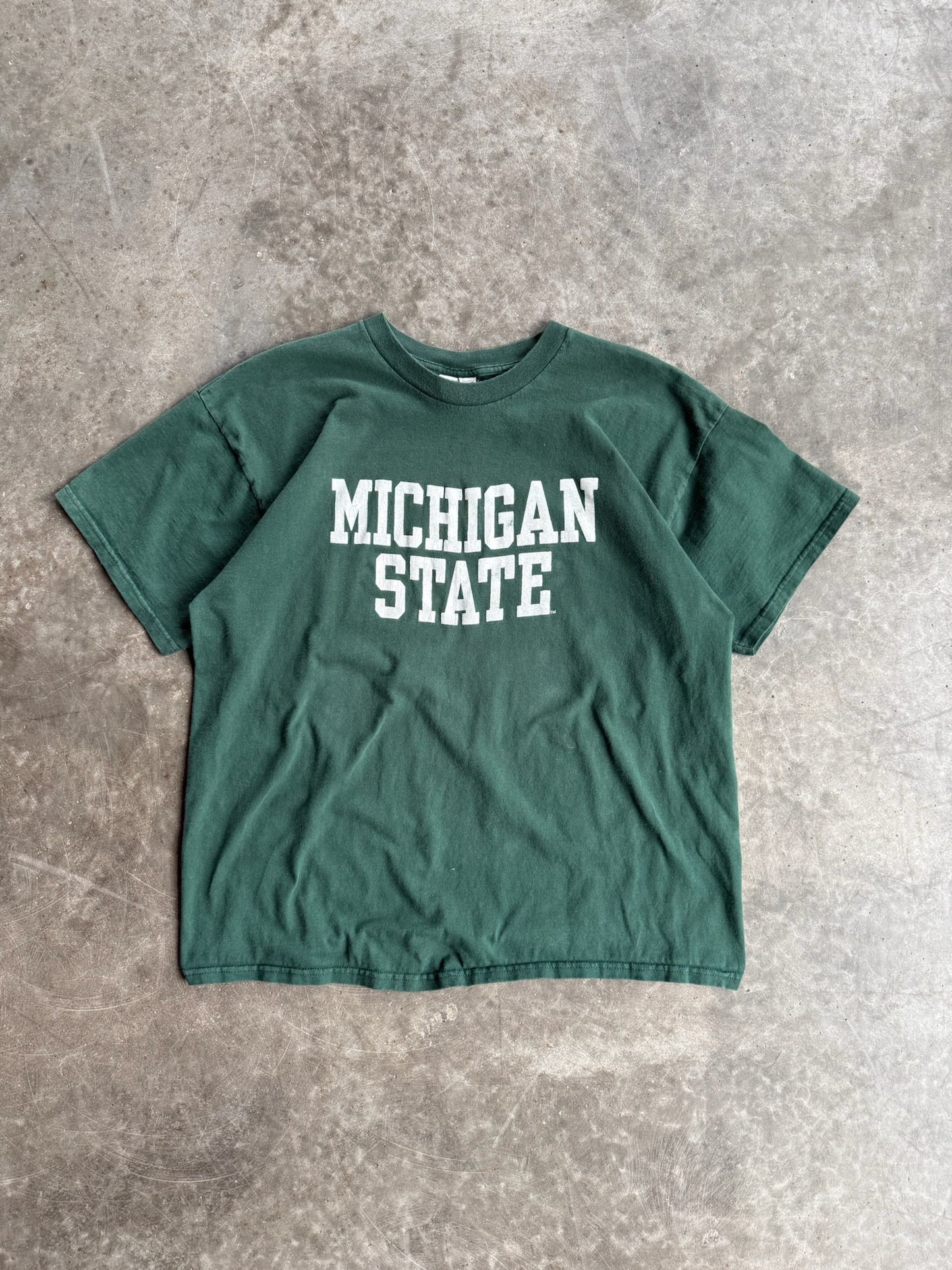 Vintage Green Michigan State Shirt - XXL