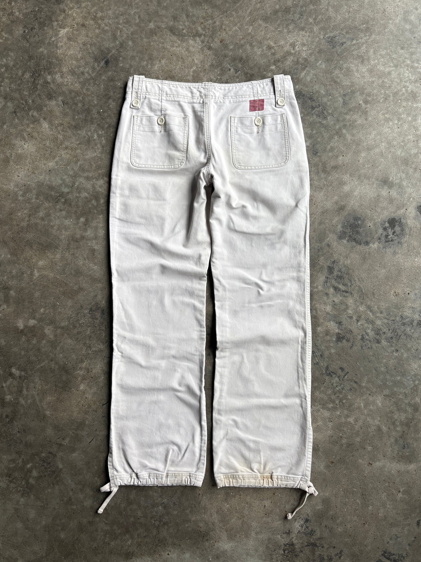 Vintage Low Rise Off White American Eagle Pants - 34