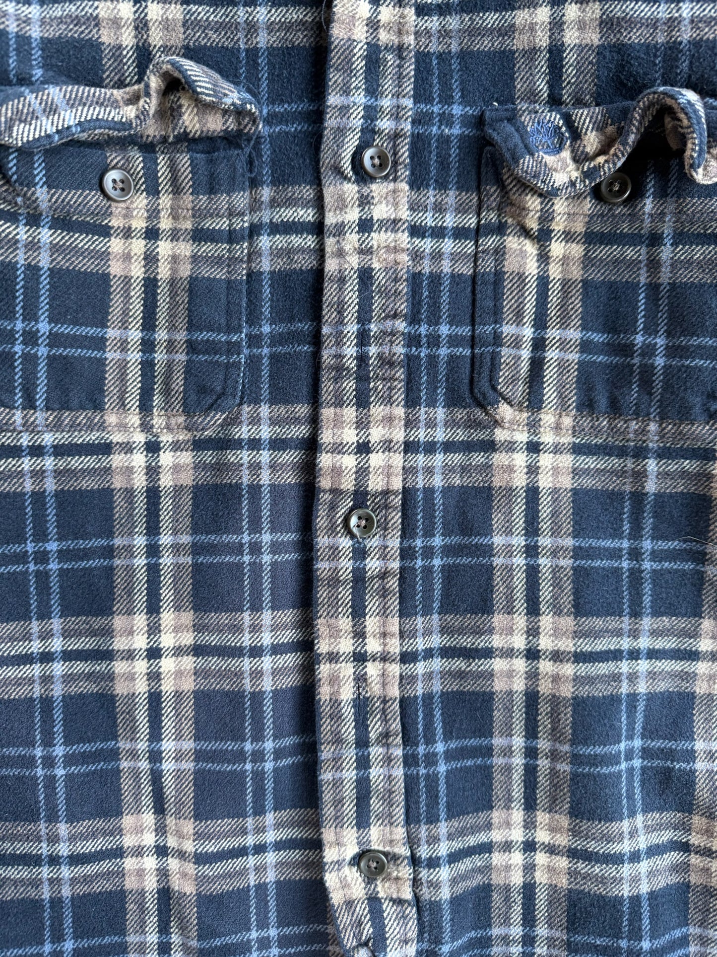 Vintage Timberland Cropped Flannel - L