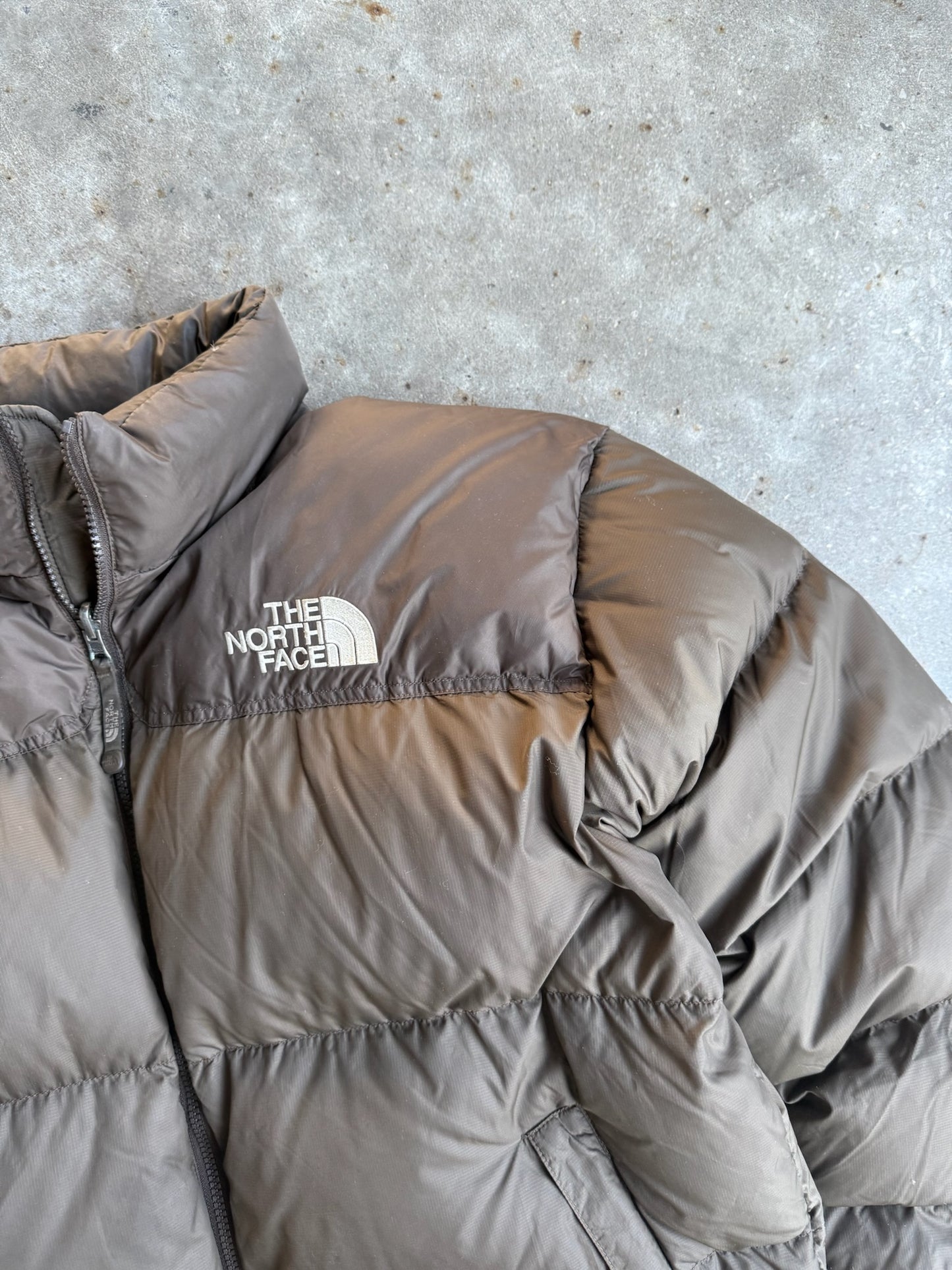 Vintage Brown North Face Puffer Jacket - XL