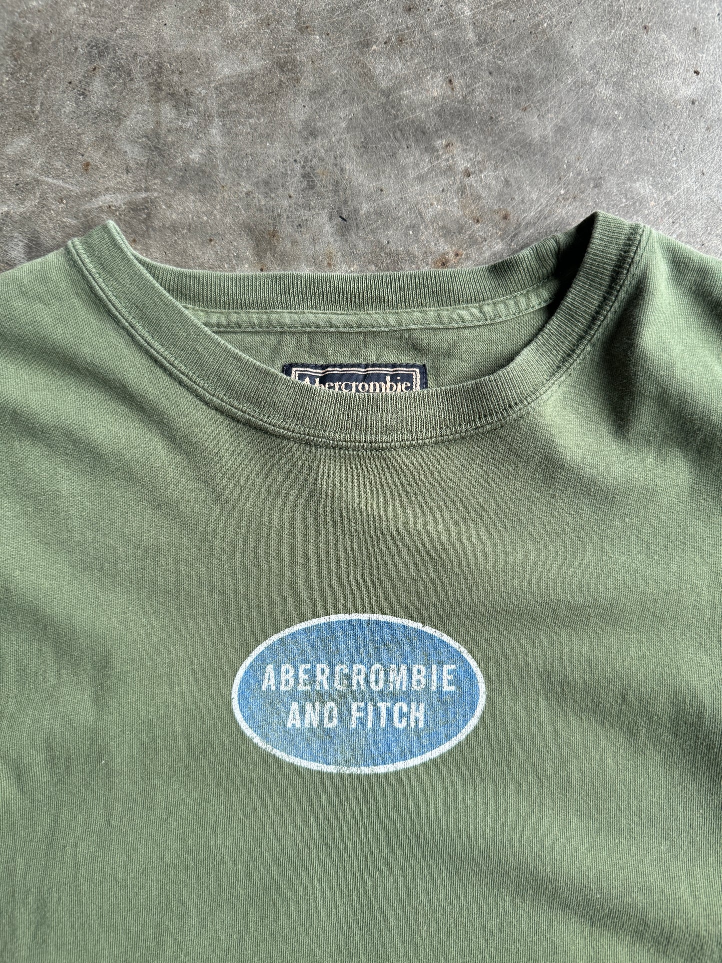 Vintage Green Abercrombie & Fitch Long Sleeve - XL