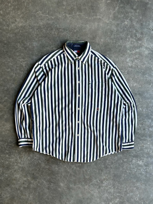 Tommy Hilfiger Corduroy Striped Button-Up - XXL