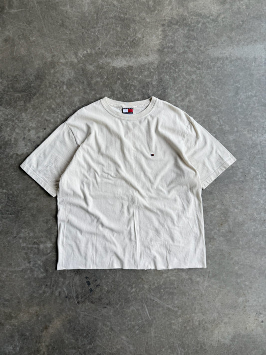 Tommy Hilfiger Faded Cropped Tee - L