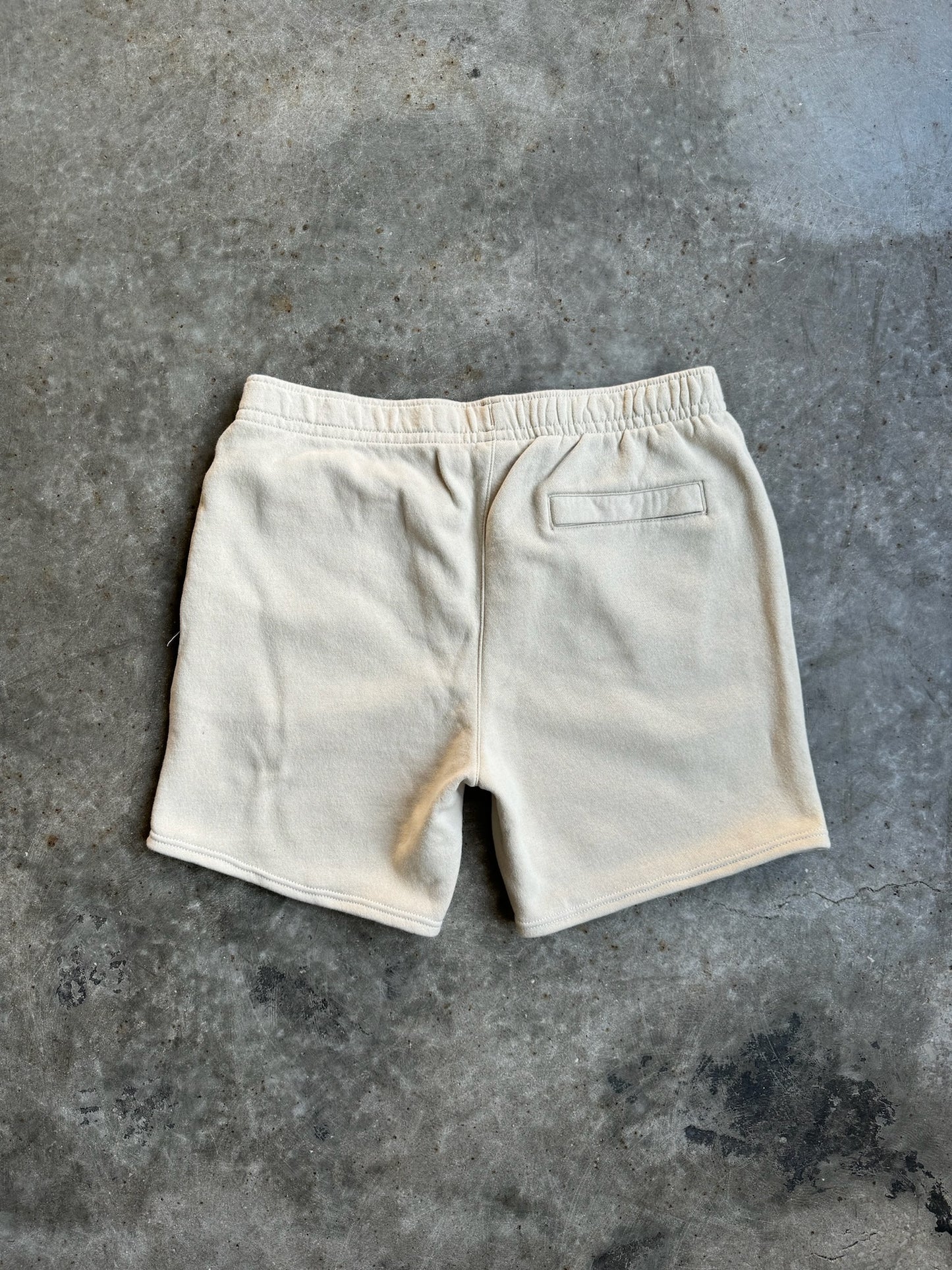 Reworked Cream Nike Shorts - XXL