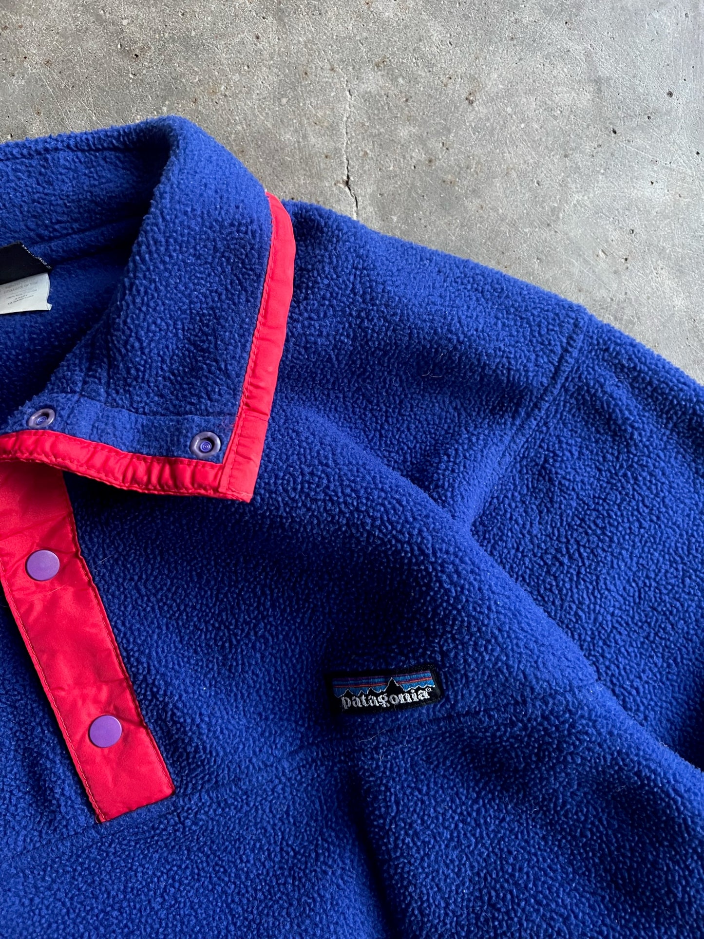 Vintage Blue Patagonia Tsnap Fleece - YXL