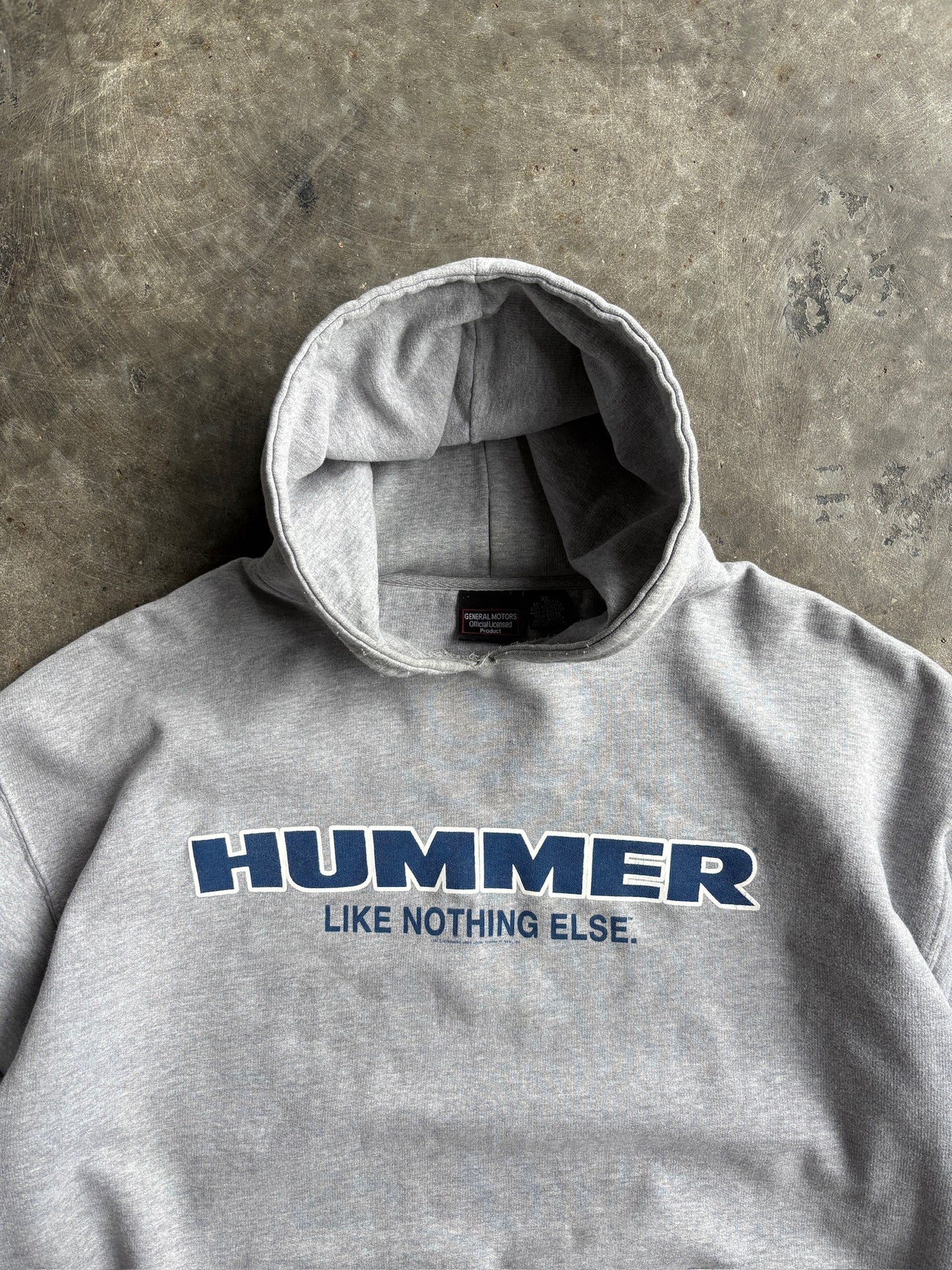 Vintage Grey Hummer Hoodie - XL