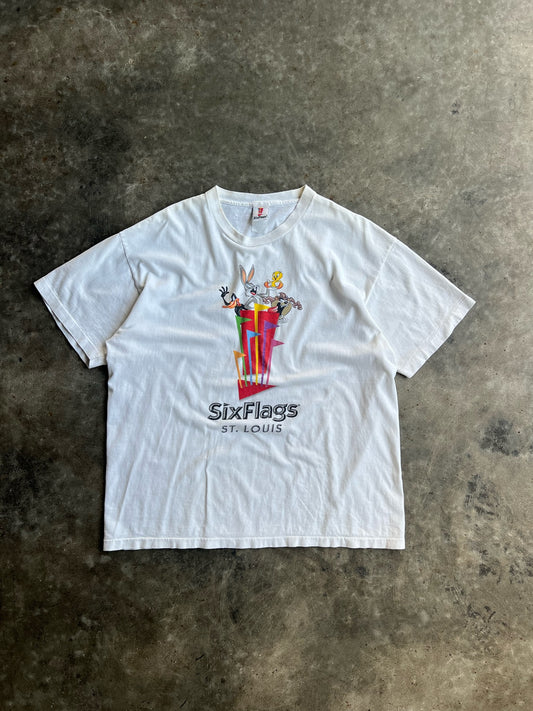 Vintage Looney Tunes St Louis Six Flags Shirt - XL