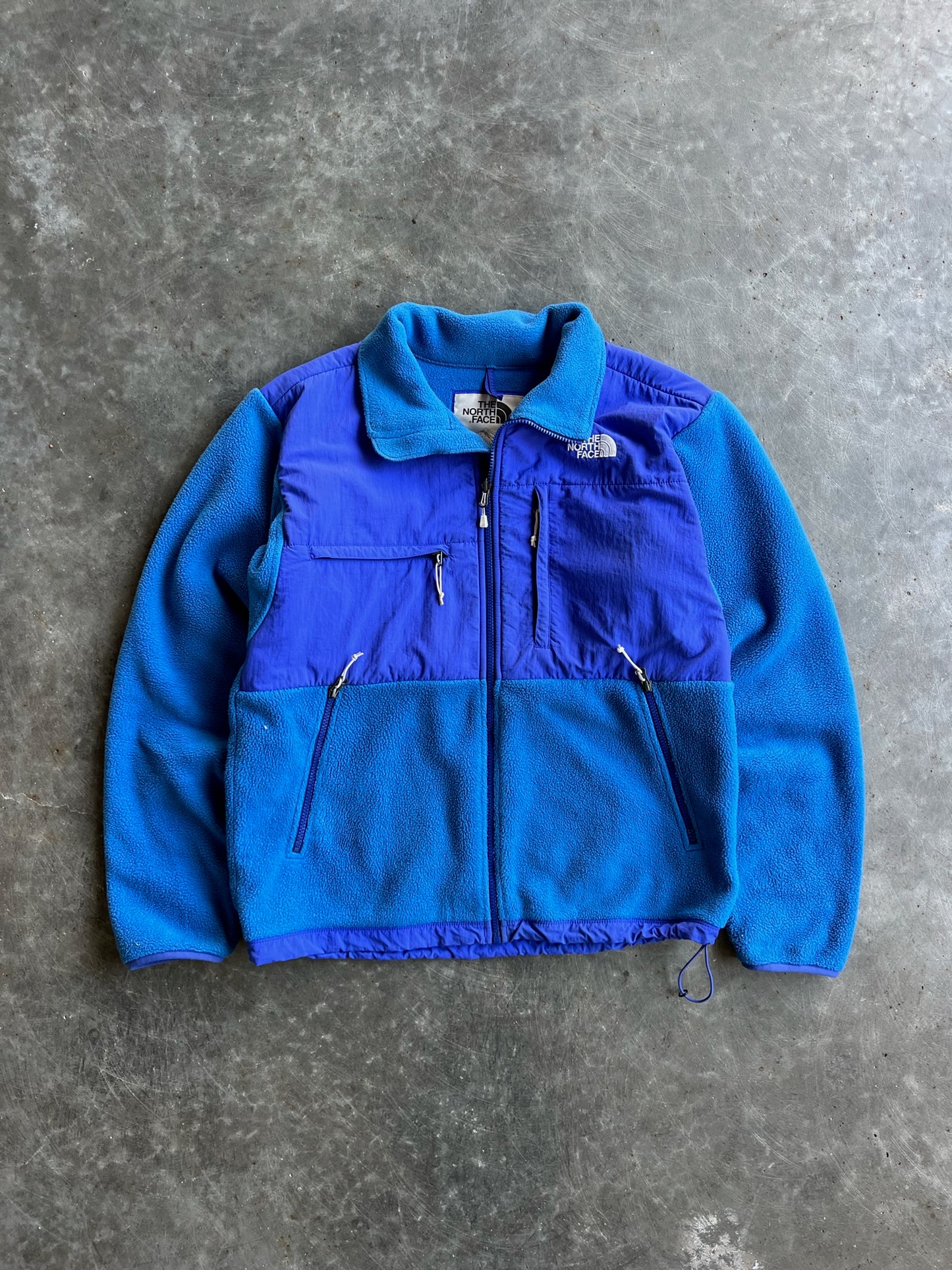 Vintage Blue Fleece North Face Zip Up - XL