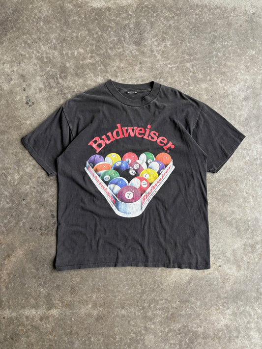 True Vintage Single Stitch Budweiser Pool Graphic Tee - XL
