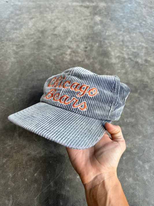 Vintage Corduroy Chicago Bears Snapback Hat