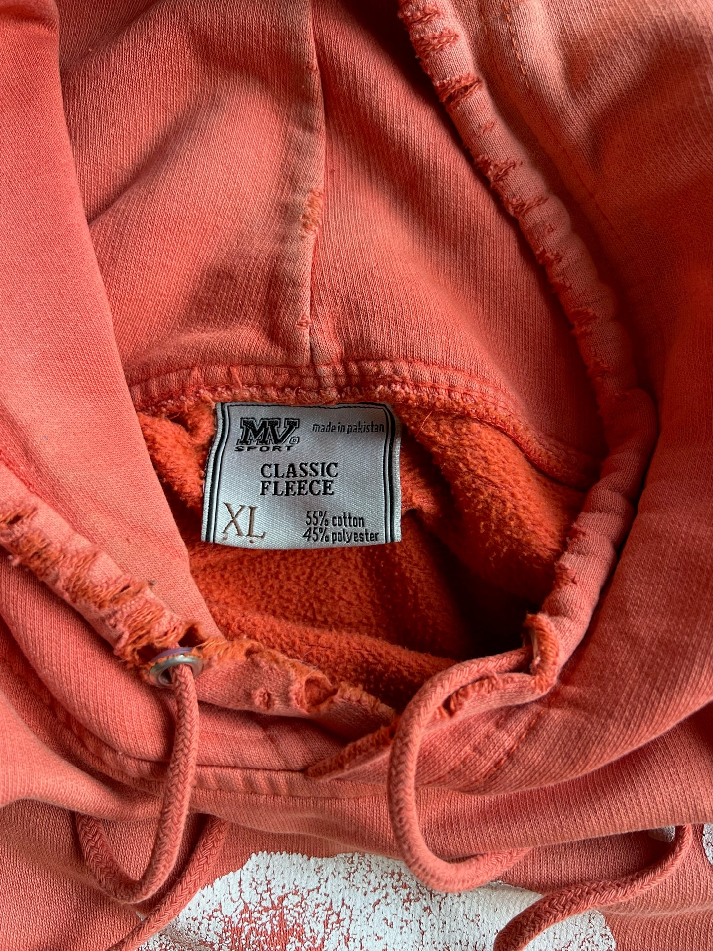 Vintage Orange Smoky Mountains Hoodie - XL